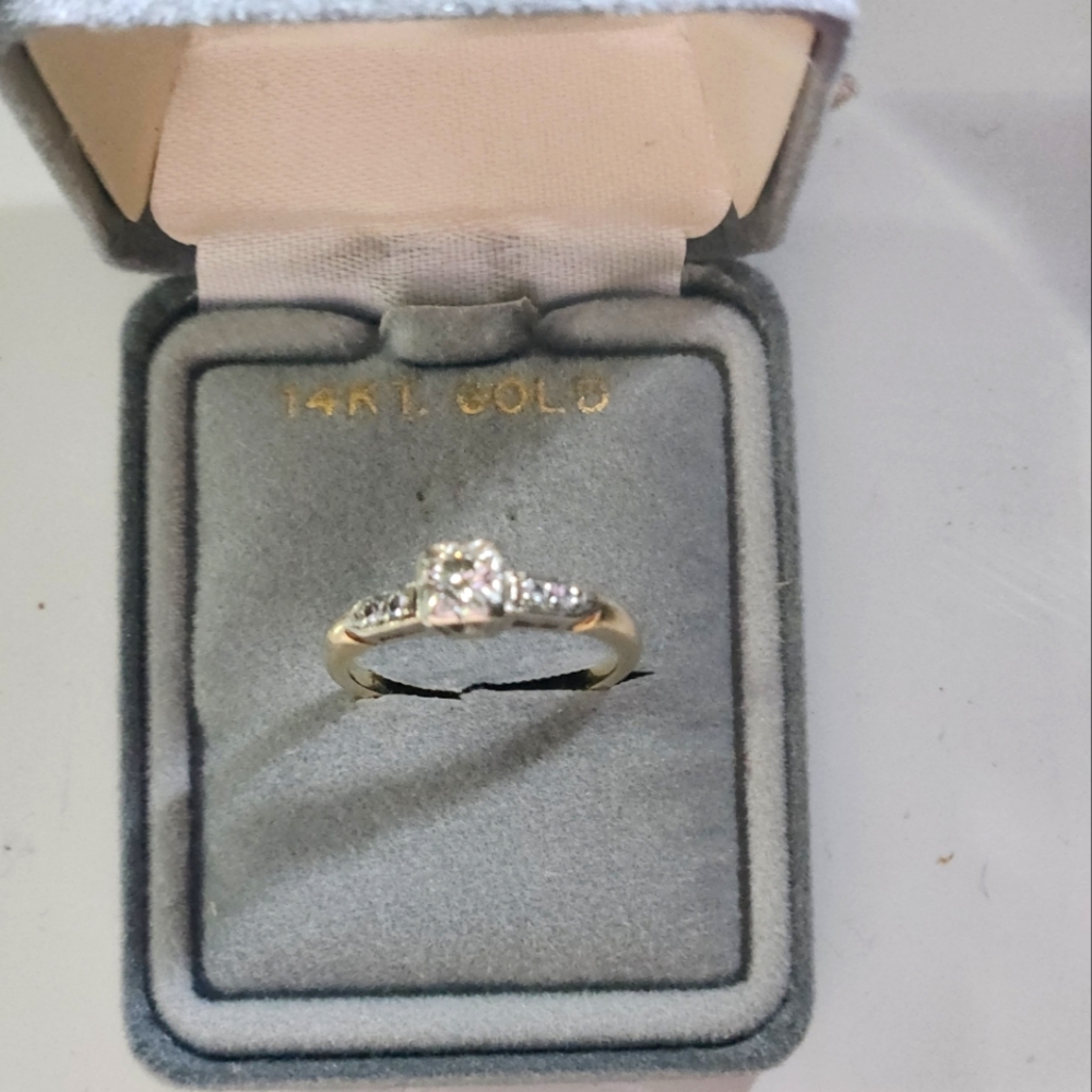 Womens engagement ring.